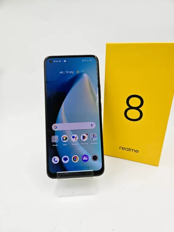 TELEFON REALME 8 6/128 RMX3085 PUNK BLACK KOMPLET