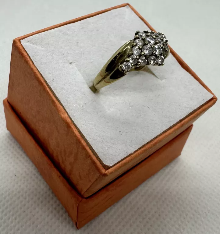 ZŁOTY PIERŚCIONEK WAGA: 2.85G PRÓBA: 333 8K