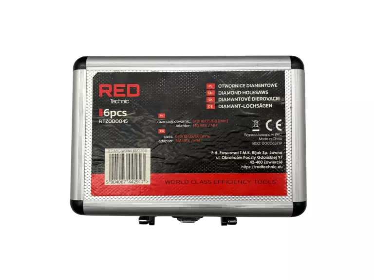 ZESTAW OTWORNIC RED TECHNICS RTZOD0045