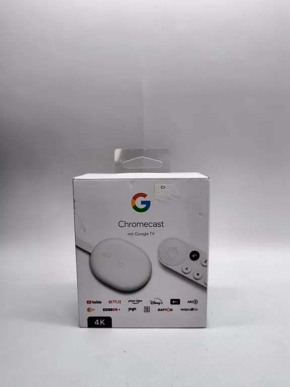 ODTWARZACZ GOOGLE CHROMECAST 4 SMART TV PILOT WIFI