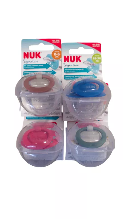 NUK STERYLNY SMOCZEK LATEKSOWY 0-6M