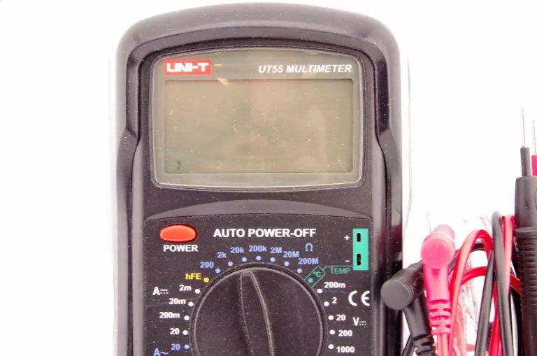 UNI-T UT-55 MIERNIK UNIWERSALNY MULTIMETR CYFROWY ELEKTRYCZNY LCD ZESTAW