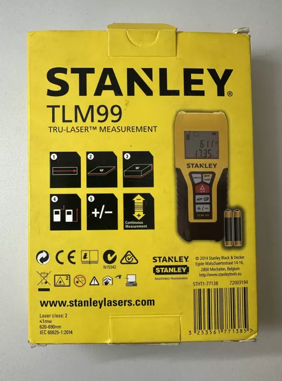 DALMIERZ LASEROWY TLM99 STANLEY 30 M