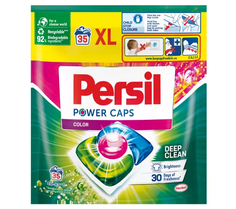 PERSIL POWER CAPS KAPSUŁKI DO PRANIA COLOR 35 SZT. 9000101801958