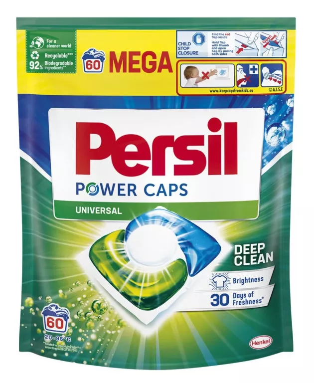 PERSIL POWER CAPS KAPSUŁKI DO PRANIA UNIVERSAL 60 PRAŃ 9000101804263