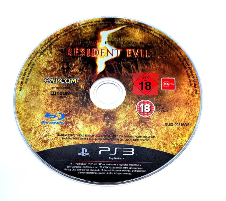 GRA RESIDENT EVIL 5 GOLD EDITION PS3 / BEZ PUDEŁKA