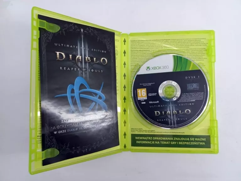 MICROSOFT XBOX 360 DIABLO III: REAPER OF SOULS - ULTIMATE EVIL EDITION