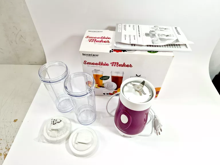 BLENDER RĘCZNY DO KOKTAJLI SMOOTHIE SILVERCREST SSM 180 A2 | 450ML | 180W