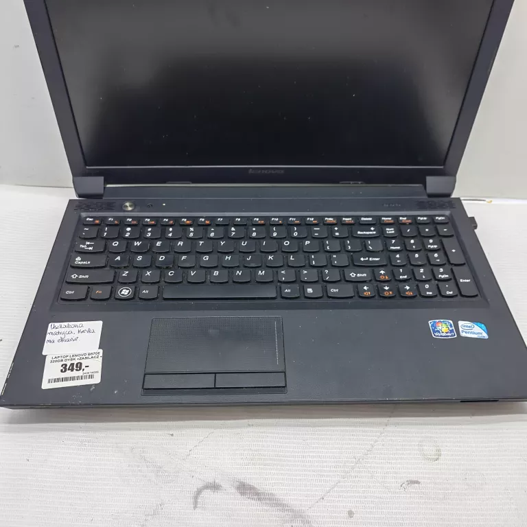 LAPTOP LENOVO B570E WIN 7/INTEL PENTIUM B950/4 GB RAM /320GB DYSK
