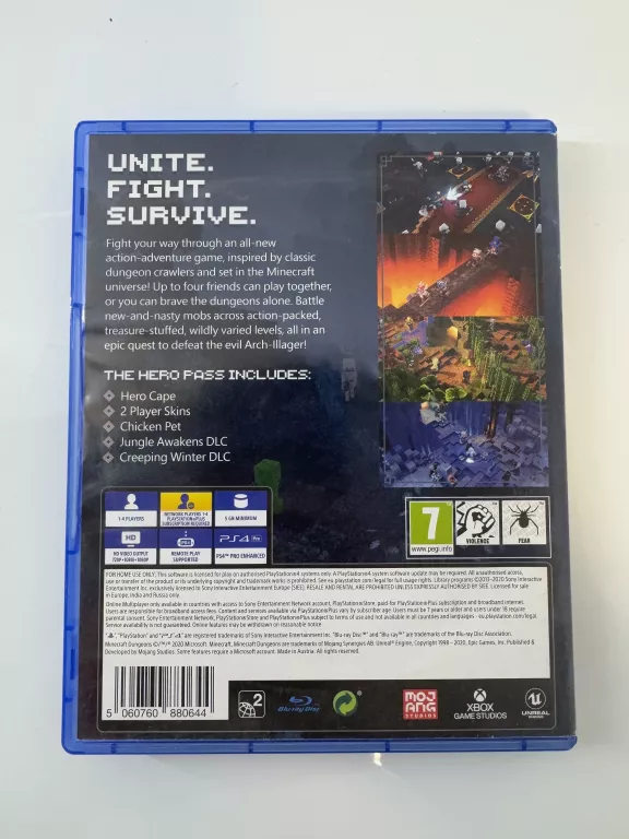 LEGO MINECRAFT DUNGEONS PS4