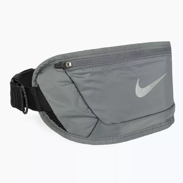 SASZETKA NERKA NIKE CHALLENGER 2.0 WAIST PACK LARGE SMOKE GREY/BLACK/SILVE