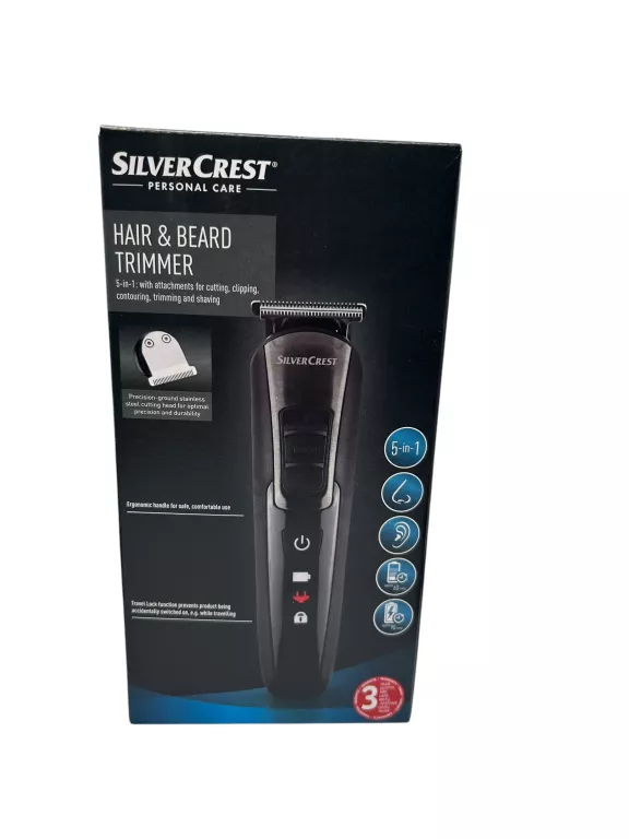 SILVERCREST PERSONAL CARE MASZYNKA DO STRZYŻENIA WŁOSÓW I BRODY SHBS, 5W1