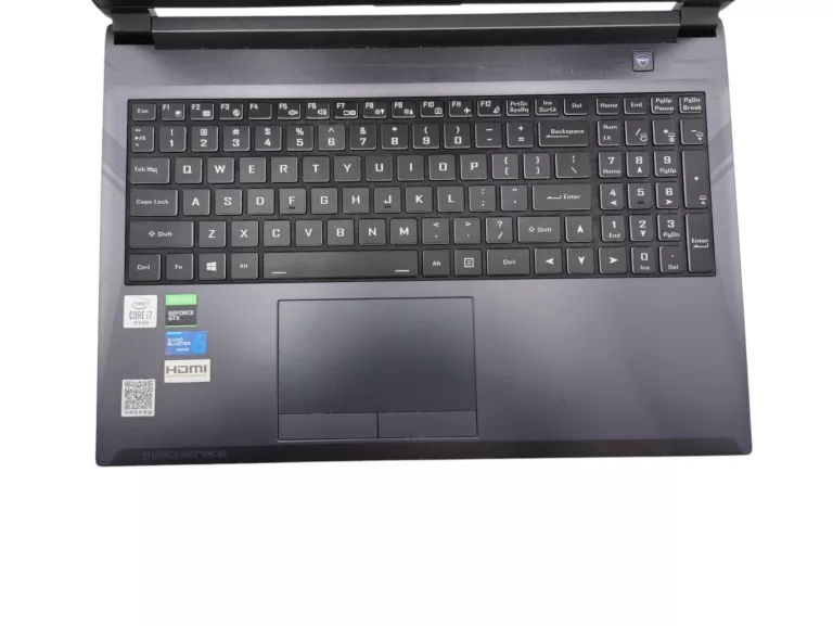 LAPTOP MACHENIKE T58 15,6" I7-10750H 16GB RAM 512GB SSD 1TB HDD GTX 1650TI