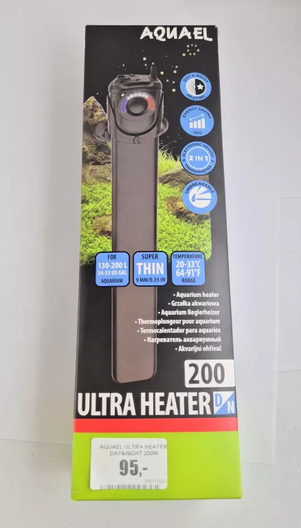 AQUAEL ULTRA HEATER DAY&NIGHT 200W GRZAŁKA DO AKWARIUM