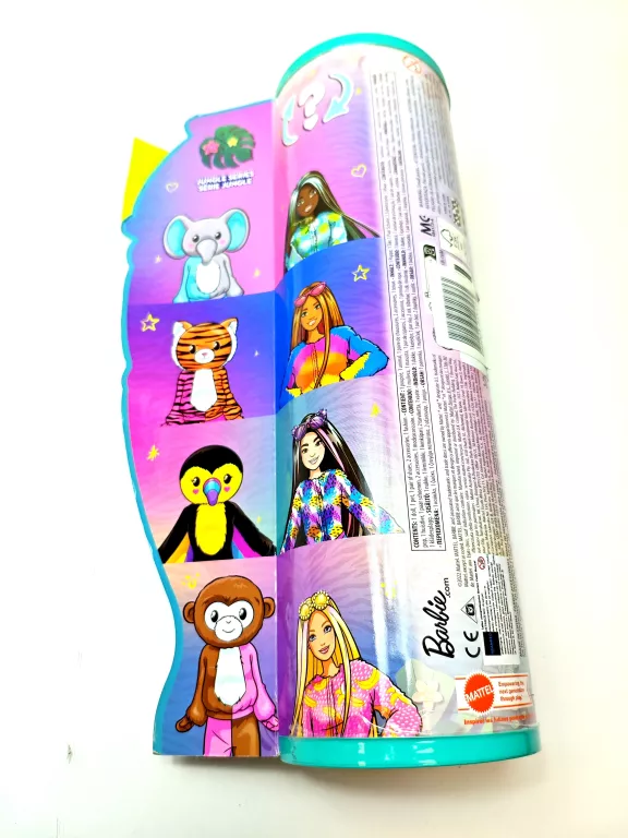 LALKA BARBIE CUTIE REVEAL KOSTIUMY LALKA MIŚ TUBA