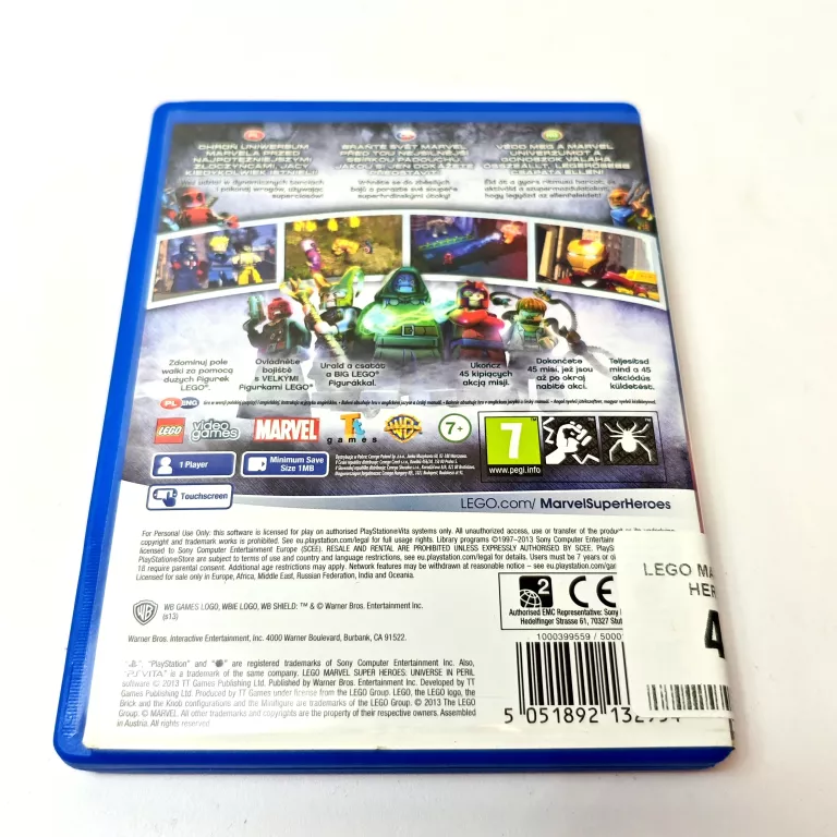 LEGO MARVEL SUPER HEROES PS VITA