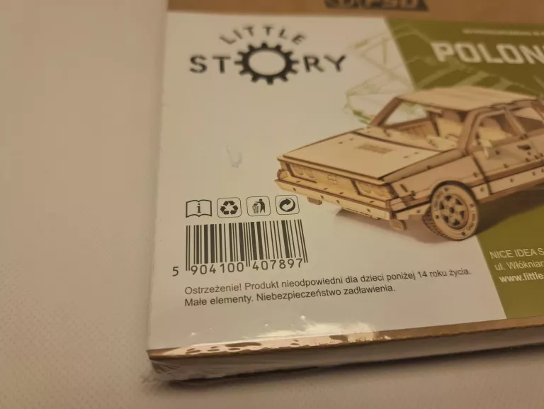 POLONEZ BOREWICZ FSO MODEL LEGENDA PRL SAMOCHÓD AUTO PUZZLE 3D LITTLE STOR