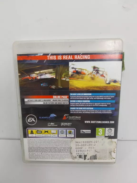 NEED FOR SPEED SHIFT 2 UNLEASHED PS3