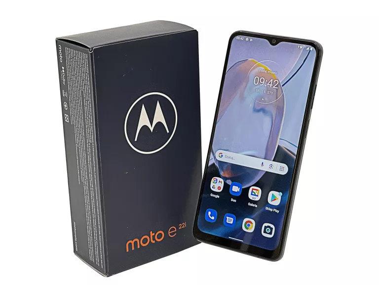 TELEFON MOTOROLA MOTO E22I 2/32GB GRAPHITE 6,50'' - WOLNY RYNEK!