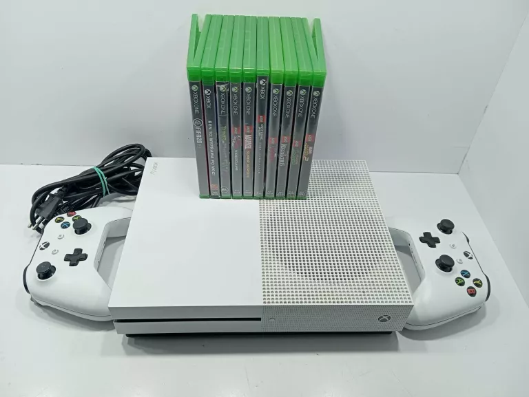 KONSOLA XBOX ONE S 1 TB 2 X PAD 10 GIER