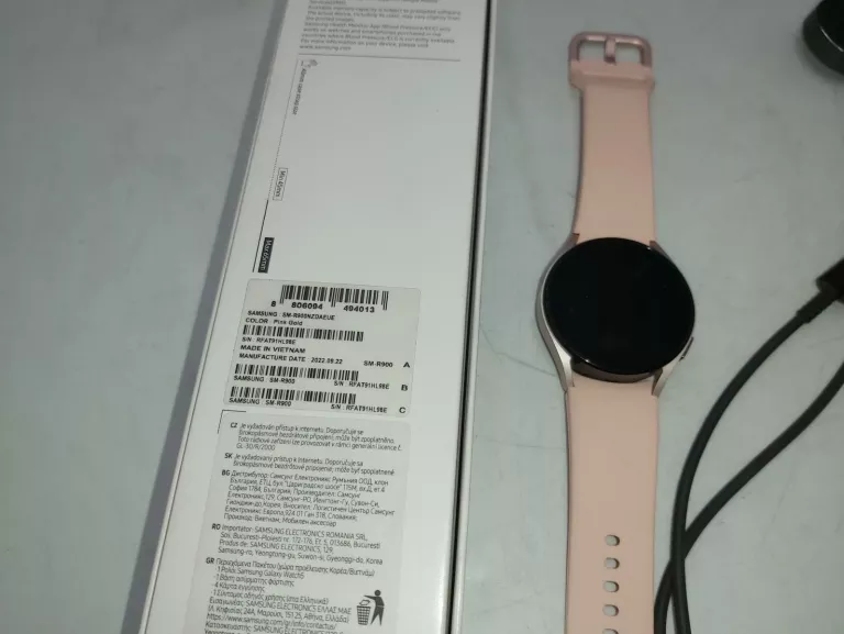 SMARTWATCH SAMSUNG GALAXY WATCH5 MODEL SM-R900 PUDEŁKO Z USB