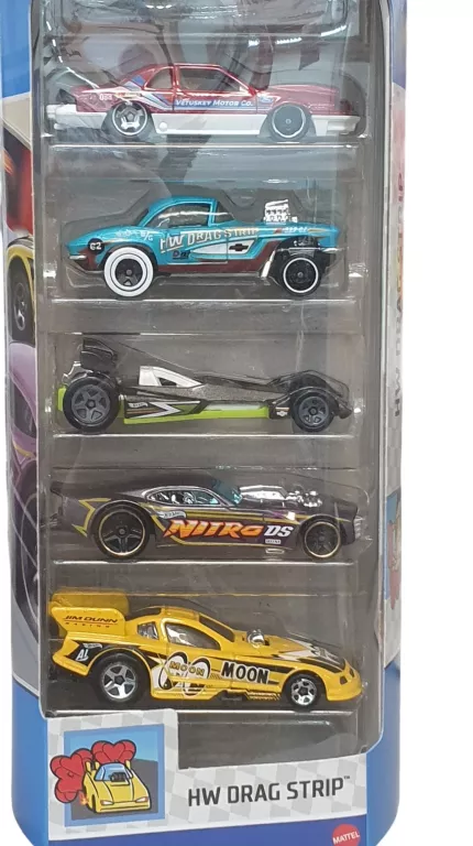 SAMOCHODZIKI MATTEL HOT WHEELS ACTION HFV85 5 SZT