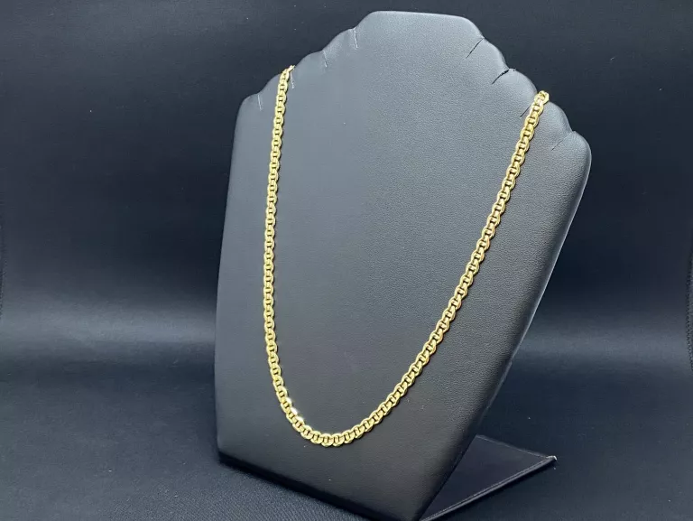 ZŁOTY ŁAŃCUSZEK SPLOT GUCCI MARINA  585  22,00 G  55 CM
