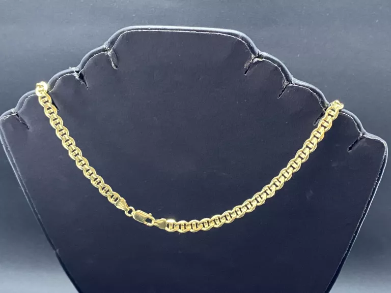 ZŁOTY ŁAŃCUSZEK SPLOT GUCCI MARINA  585  22,00 G  55 CM