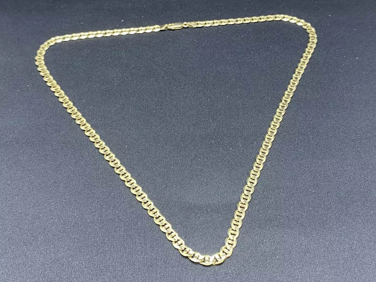 ZŁOTY ŁAŃCUSZEK SPLOT GUCCI MARINA  585  22,00 G  55 CM