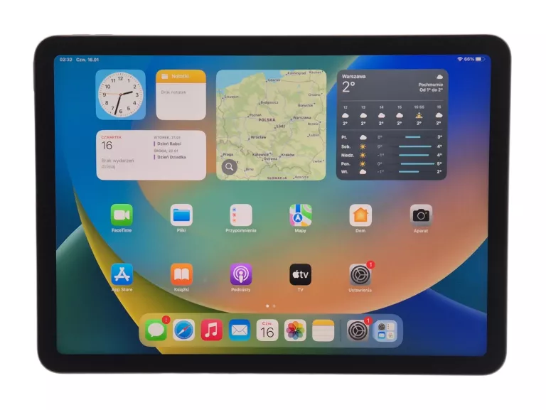 TABLET APPLE IPAD AIR 4 GENERACJI 2020 R. A2316 M1 64GB WI-FI BATERIA: 94%