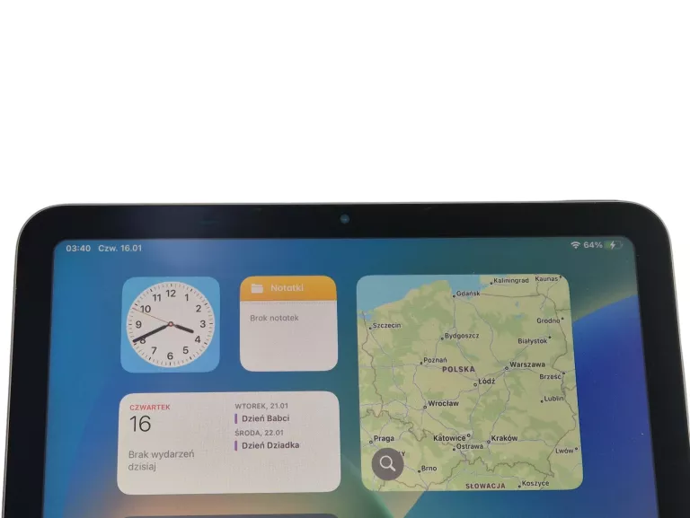 TABLET APPLE IPAD AIR 4 GENERACJI 2020 R. A2316 M1 64GB WI-FI BATERIA: 94%