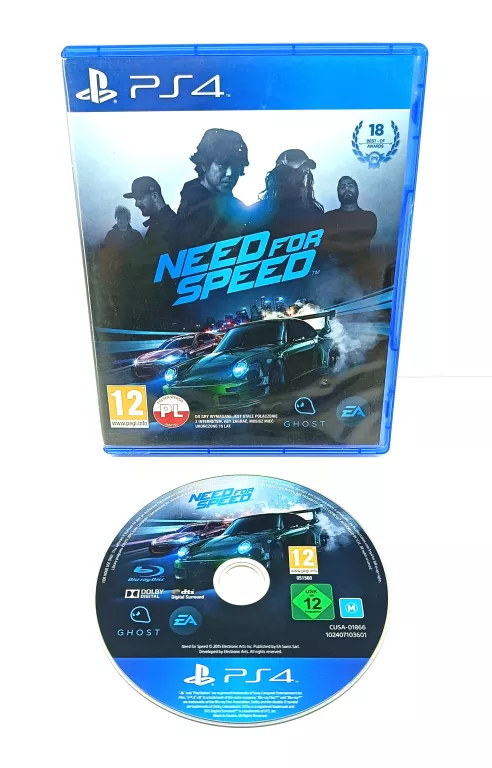 GRA NEED FOR SPEED PL PS4