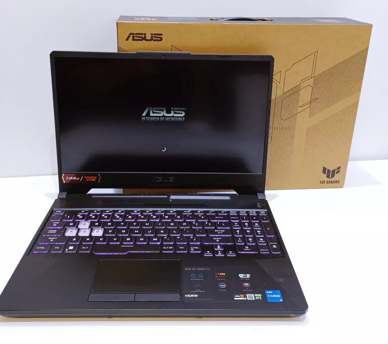 LAPTOP ASUS TUF GAMING FX506 I5-11 16GB 512SSD RTX 3050 W11