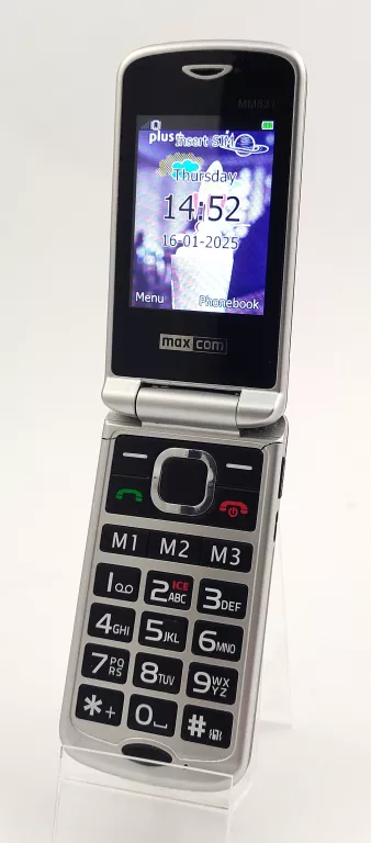 TELEFON MAXCOM MM831 Z ŁADOWARKĄ