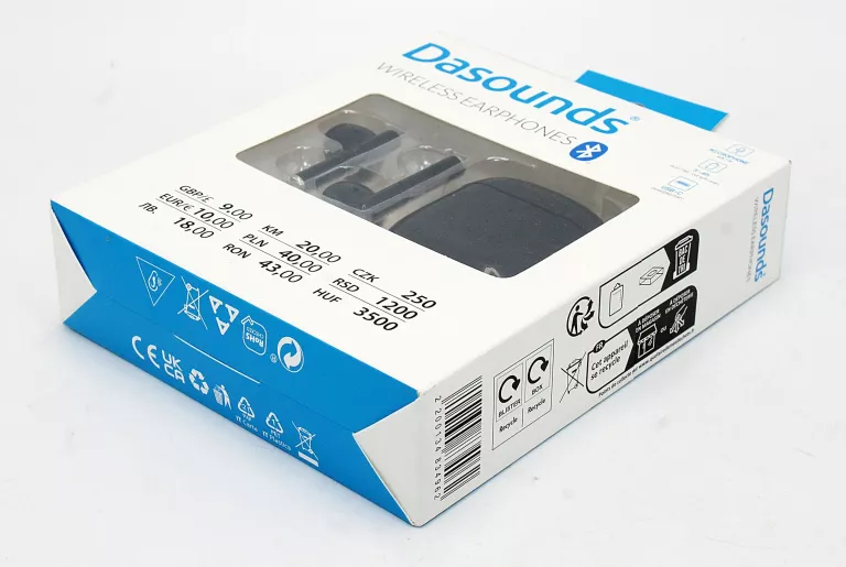 BEZPRZEWODOWE SŁUCHAWKI BLUETOOTH DASOUNDS 751001
