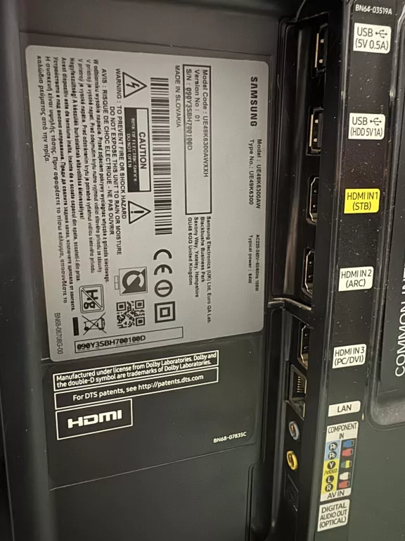 TELEWIZOR SAMSUNG UE49K6300