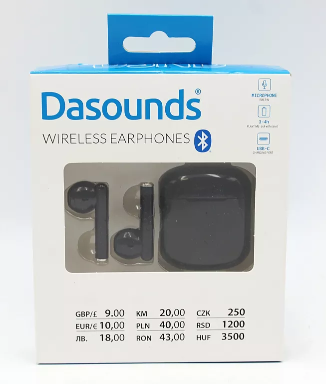BEZPRZEWODOWE SŁUCHAWKI BLUETOOTH DASOUNDS 751001