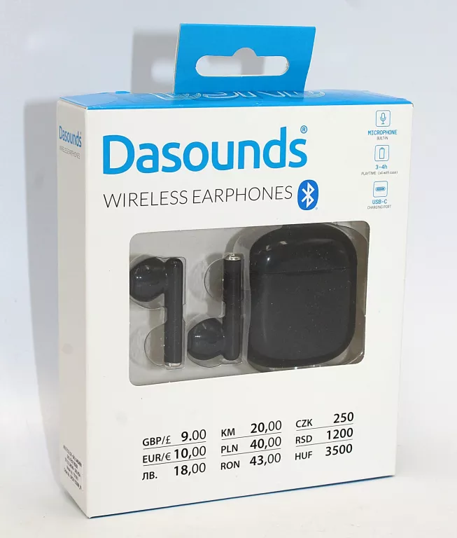 BEZPRZEWODOWE SŁUCHAWKI BLUETOOTH DASOUNDS 751001