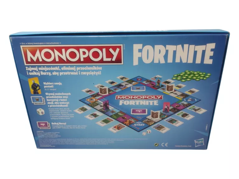 GRA PLANSZOWA HASBRO MONOPOLY FORTNITE POLSKA WERSJA