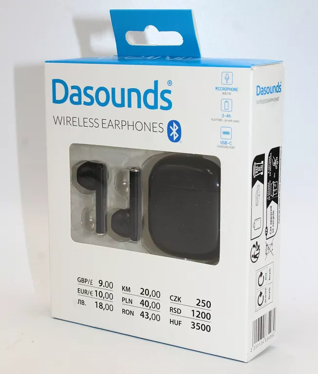 BEZPRZEWODOWE SŁUCHAWKI BLUETOOTH DASOUNDS 751001