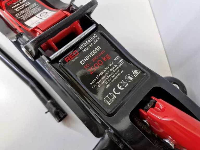 PODNOŚNIK SAMOCHODOWY NISKOPROFILOWY ŻABA LEWAREK 2,5T 2500 KG