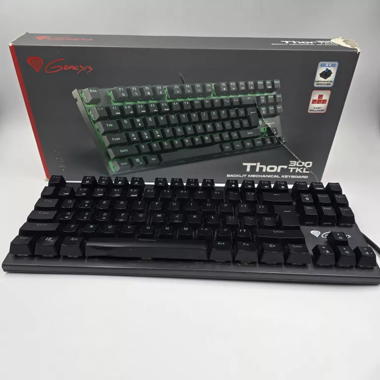 KLAWIATURA PRZEWODOWA GENESIS THOR 300 TKL POLECAM