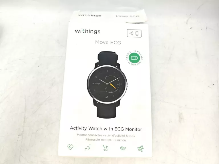 ZEGAREK WITHINGS MOVE ECG CZARNY