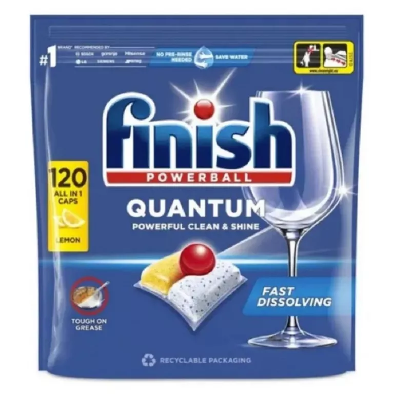 FINISH QUANTUM KAPSUŁKI DO ZMYWARKI LEMON 120 SZT