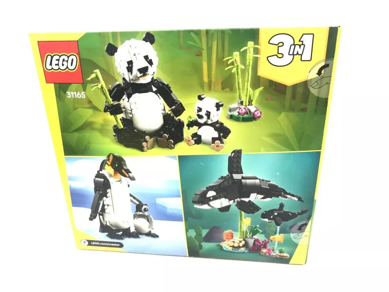 LEGO CREATOR 31165 TWÓRCA 31165 DZIKIE ZWIERZĘTA RODZINA PANDA