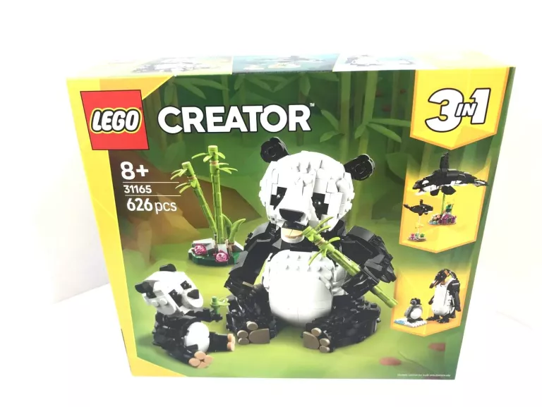 LEGO CREATOR 31165 TWÓRCA 31165 DZIKIE ZWIERZĘTA RODZINA PANDA