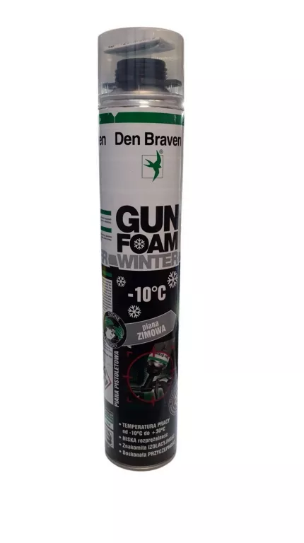 DEN BRAVEN PIANA PISTOLETOWA ZIMOWA GUNFOAM 750ML