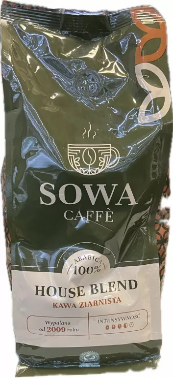 CUKIERNIA SOWA KAWA ZIARNISTA 100% ARABICA 1000G
