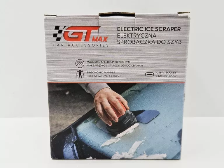 GTMAX ELEKTRYCZNA SKROBACZKA DO SZYB