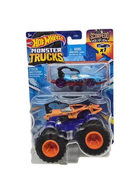 GRH81 AUTO HOT WHEELS MONSTER TRUCKS SCORPEDO SKORPION HWN45